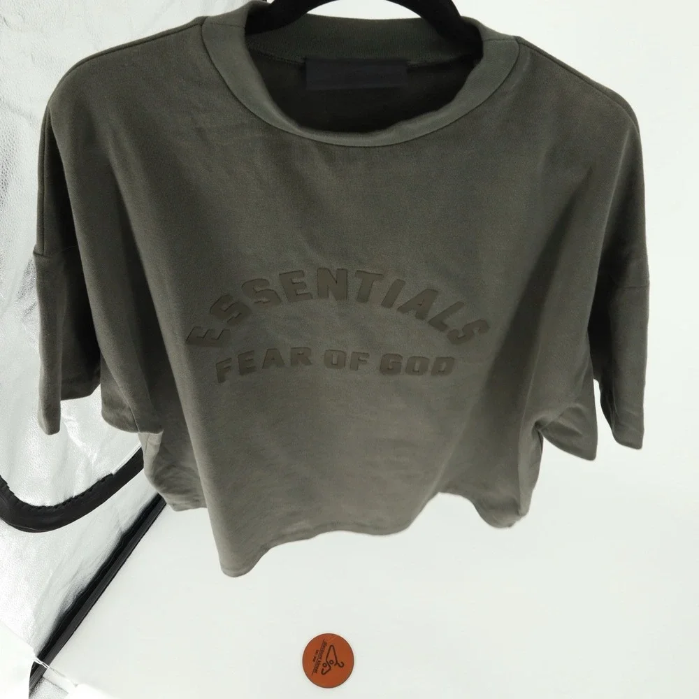 Fear Of God Essentials Shirt Mens Medium Oversized‎ Short Sleeve Tee Streetwear